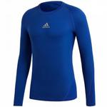 Koszulka dla dzieci adidas Alphaskin Sport LS Tee JUNIOR niebieska CW7323 w sklepie internetowym Maronix.pl