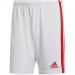 Spodenki męskie adidas Squadra 21 Shorts biało-czerwone adidas GN5770 w sklepie internetowym Maronix.pl