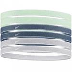 Opaski na włosy Nike Swoosh Sport Headbands 6 szt. miętowe, niebieskie, szare N1002008316OS w sklepie internetowym Maronix.pl