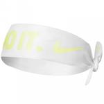 Opaska na głowę Nike Dri-Fit Tie biało-żółta N1003463132OS w sklepie internetowym Maronix.pl