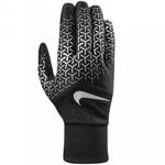Rękawiczki męskie do biegania Nike Dri-Fit Tempo 360 czarno-srebrne NRGF4003 w sklepie internetowym Maronix.pl