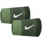 Frotki na nadgarstek Nike szerokie Swoosh 2 szt. zielone N0001586314OS w sklepie internetowym Maronix.pl