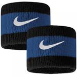 Frotki na nadgarstek Nike Swoosh niebiesko-czarna N0001565050OS w sklepie internetowym Maronix.pl