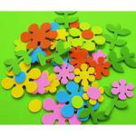 Naklejki z pianki - kolorowe kwiatki mix kolorów w sklepie internetowym papierA4.pl