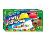 Farby plakatowe Bambino - 6 kolorów x1 w sklepie internetowym papierA4.pl