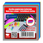 Kostka biurowa Inter klejona 85x85 mm kolorowa x1 w sklepie internetowym papierA4.pl