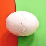 Styropianowe jajo - jajko, jaja 200 mm 2-cz. x2 w sklepie internetowym papierA4.pl