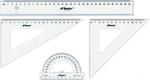 Przybory geometryczne szkolne komplet 30cm x1 w sklepie internetowym papierA4.pl