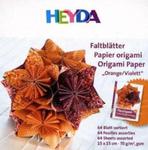 Papier do origami 15x15cm Heyda pomar/fiolet x64 w sklepie internetowym papierA4.pl