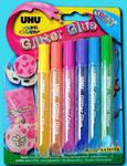 Klej UHU Creative Glitter Glue Shiny 6e x1 w sklepie internetowym papierA4.pl