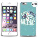 Etui silikonowe z nadrukiem iPhone 6 - olaf some people are worth melting w sklepie internetowym 4kom.pl