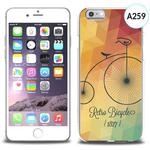 Etui silikonowe z nadrukiem iPhone 6 - retro bicycles w sklepie internetowym 4kom.pl