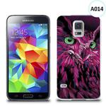 Etui silikonowe z nadrukiem Samsung Galaxy S5 - czerwona sowa w sklepie internetowym 4kom.pl