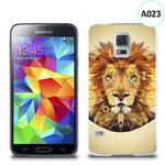 Etui silikonowe z nadrukiem Samsung Galaxy S5 - lion lew w sklepie internetowym 4kom.pl