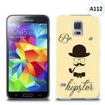 Etui silikonowe z nadrukiem Samsung Galaxy S5 - be a hipster w sklepie internetowym 4kom.pl