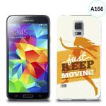 Etui silikonowe z nadrukiem Samsung Galaxy S5 - just keep moving w sklepie internetowym 4kom.pl