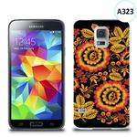 Etui silikonowe z nadrukiem Samsung Galaxy S5 - czerwone kwiaty w sklepie internetowym 4kom.pl