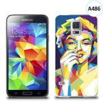 Etui silikonowe z nadrukiem Samsung Galaxy S5 - merlin z papierosem w sklepie internetowym 4kom.pl