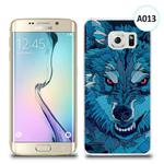 Etui silikonowe z nadrukiem Samsung Galaxy S6 Edge Plus - mroźny wilk w sklepie internetowym 4kom.pl