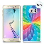 Etui silikonowe z nadrukiem Samsung Galaxy S6 Edge Plus - tęczowe barwy w sklepie internetowym 4kom.pl