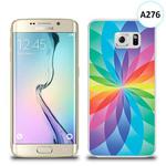 Etui silikonowe z nadrukiem Samsung Galaxy S6 Edge - tęczowe barwy w sklepie internetowym 4kom.pl