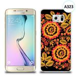 Etui silikonowe z nadrukiem Samsung Galaxy S6 Edge - czerwone kwiaty w sklepie internetowym 4kom.pl