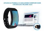 SmartWatch opaska sportowa z krokomierzem - Czarny w sklepie internetowym 4kom.pl