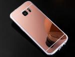 Etui lustrzane mirror gel do Samsung Galaxy S7 Edge Różowe + Szkło - Różowy w sklepie internetowym 4kom.pl