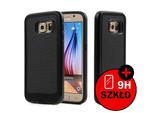 Etui Luxury Armor Samsung Galaxy A3 2016 + Szkło hartowane - Czarny w sklepie internetowym 4kom.pl