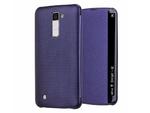 Etui LG K10 Side Quick Cover Granatowe - Granatowy w sklepie internetowym 4kom.pl