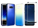 Etui Baseus Glaze Galaxy S8 ombre case Blue +Szkło Mocolo TG+3D - Niebieski w sklepie internetowym 4kom.pl