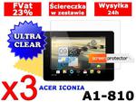 3x Folia ochronna na ekran do Acer Iconia A1-810 7,9' w sklepie internetowym 4kom.pl
