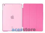 6w1- Przezroczyste Back Cover + Smart Cover + 2x folia + rysik + ściereczka do iPad Mini 2 3 - Różowy w sklepie internetowym 4kom.pl