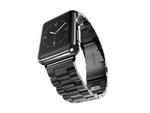 Pasek bransoleta stal nierdzewna do Apple Watch 38 mm - Czarny w sklepie internetowym 4kom.pl