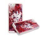 CZERWONE Etui Pływające Gwiazdki Liquid Star Case Plecki do Apple iPhone 5/5s - Czerwony w sklepie internetowym 4kom.pl