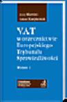 VAT w orzecznictwie Europejskiego Trybunału Sprawiedliwości w sklepie internetowym Ksiegarnia-wrzeszcz.pl