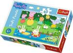 PUZZLE 60 EL ŚWINKA PEPPA Pig Wakacyjna zabawa Trefl 17326 w sklepie internetowym Regdos.com.pl