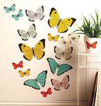Naklejki duże pastelowe motyle w sklepie internetowym Regdos.com.pl