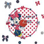 Zegar naklejka Myszka Mini Minnie Mouse Disney w sklepie internetowym Regdos.com.pl