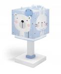 Lampka Nocna 63111T BABY JUNGLE zwierzęta BLUE stojąca na szafkę w sklepie internetowym Regdos.com.pl