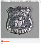 Odznaka City of New York POLICE 1898 (1253) w sklepie internetowym Artdeco.sklep.pl