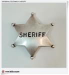 SREBRNA Odznaka Sheriff - Szeryf w sklepie internetowym Artdeco.sklep.pl