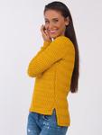 Sweter Model Alicja 2 Mustard w sklepie internetowym PROWOKANTKA.PL