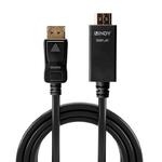 Kabel adapter LINDY DisplayPort - HDMI M/M 10.2G 3m czarny 4K UHD 30Hz w sklepie internetowym Kemot-komputery.pl