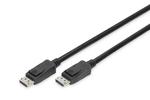 Kabel DisplayPort DIGITUS z zatrzaskami 8K 30Hz UHD Typ DP/DP M/M czarny 2m w sklepie internetowym Kemot-komputery.pl