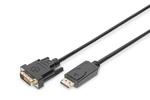 Kabel adapter DIGITUS DisplayPort z zatrzaskiem 1080p 60Hz FHD Typ DP/DVI-D (24+1) M/M 2m w sklepie internetowym Kemot-komputery.pl