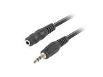 Kabel audio Lanberg stereo minijack - minijack M/F 3m w sklepie internetowym Kemot-komputery.pl