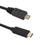 Kabel USB Qoltec 3.1 typ C męski Micro USB 2.0 B męski 1,2m w sklepie internetowym Kemot-komputery.pl