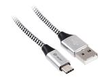 Kabel Tracer USB 2.0 Type-C A Male - C Male 1m czarno-srebrny w sklepie internetowym Kemot-komputery.pl