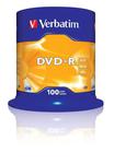 DVD-R Verbatim 16x 4.7GB (Cake 100) MATT SILVER w sklepie internetowym Kemot-komputery.pl